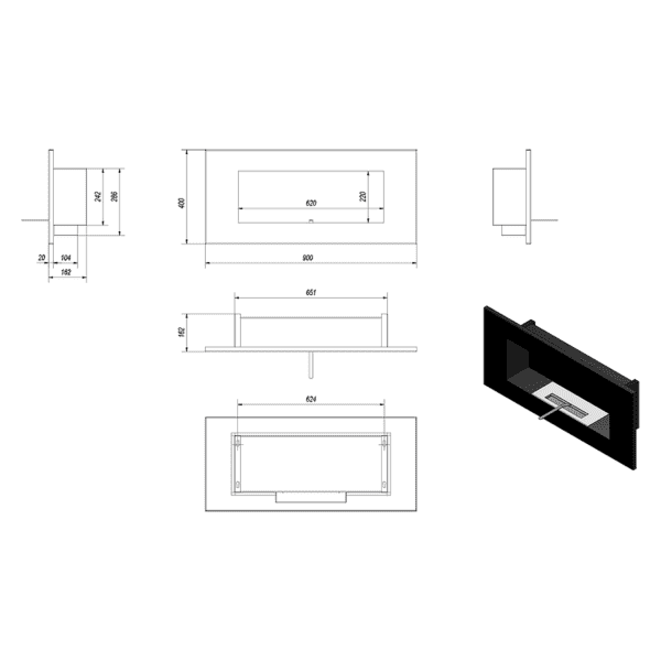 silverflame-biofireplace-delta2-black-drawing