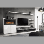 Wall unit «CAMINO» with biofireplace